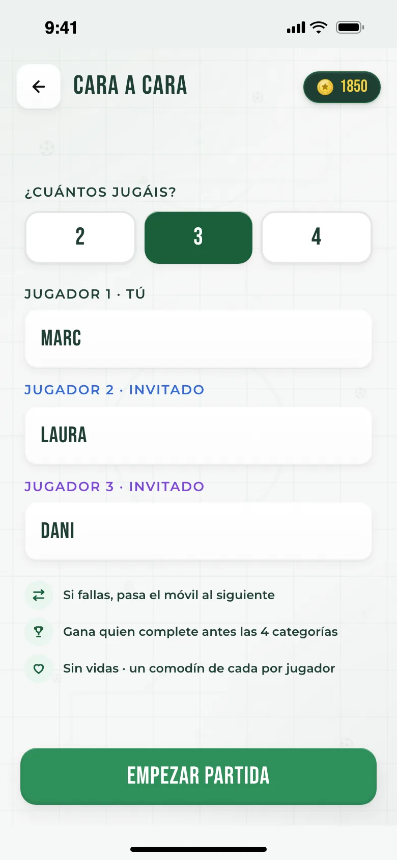 Cara a Cara: partida a tres con Marc, Laura y Dani en el mismo móvil