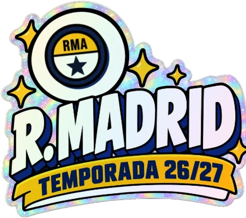 Sticker de equipo completo: Real Madrid